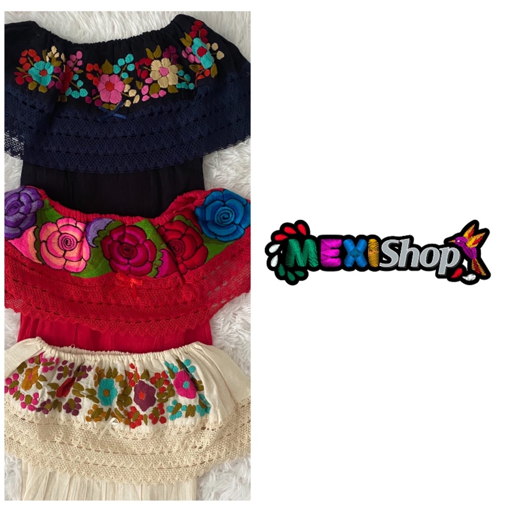 💯 EMBROIDERED MEXICAN CLOTHES AND ACCESSORIES